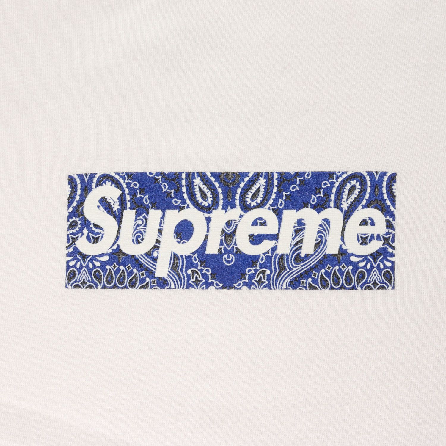 Supreme シュプリーム Tシャツ ホワイト 白 サイズ:S | 19AW バンダナ 