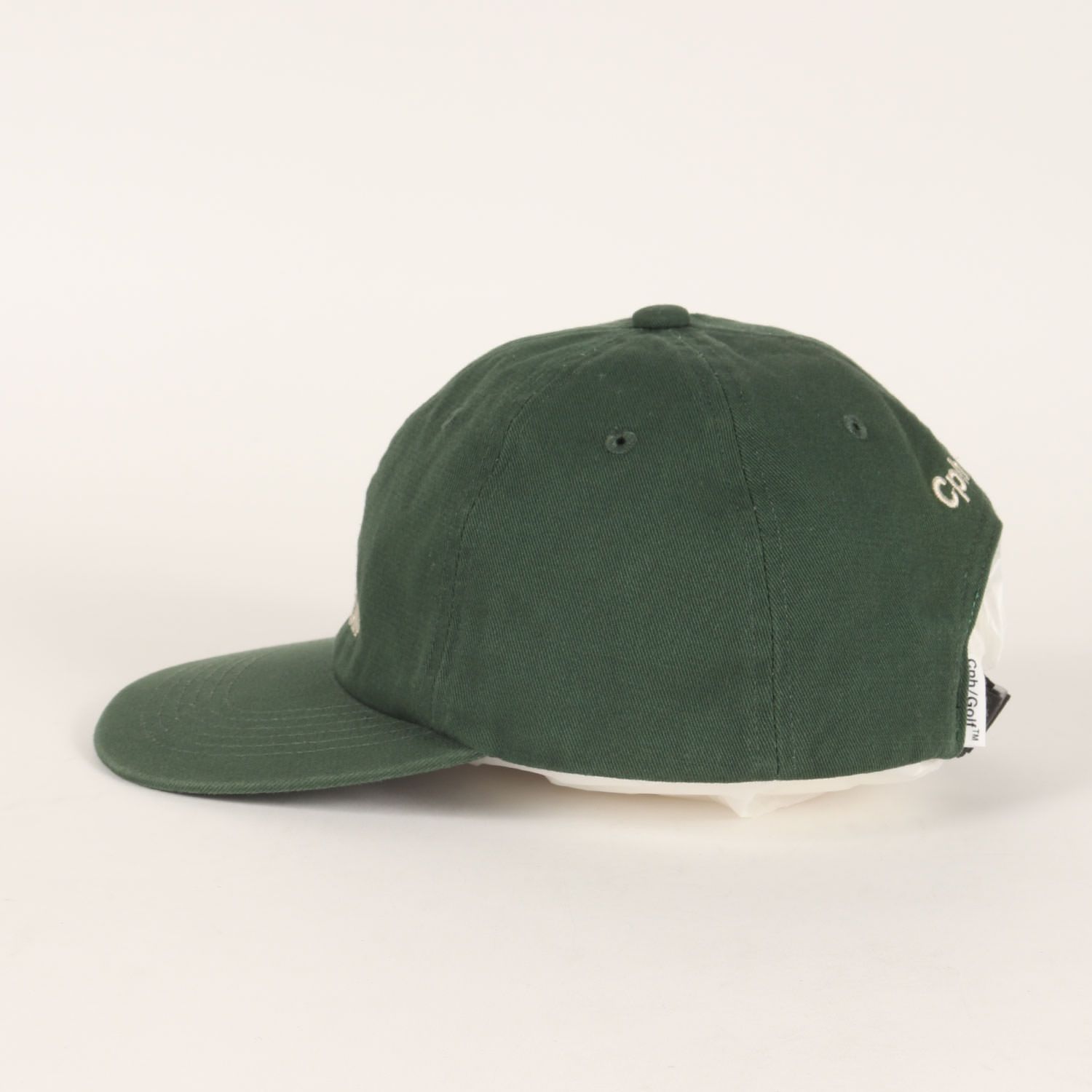 【美品】Captains Helm キャプテンズヘルム キャップ グリーン | 24SS Golf ロゴ刺繍 6パネルキャップ (GENTLEMAN FLAT VISOR CAP) | ブランド 帽子【メンズ】【中古】