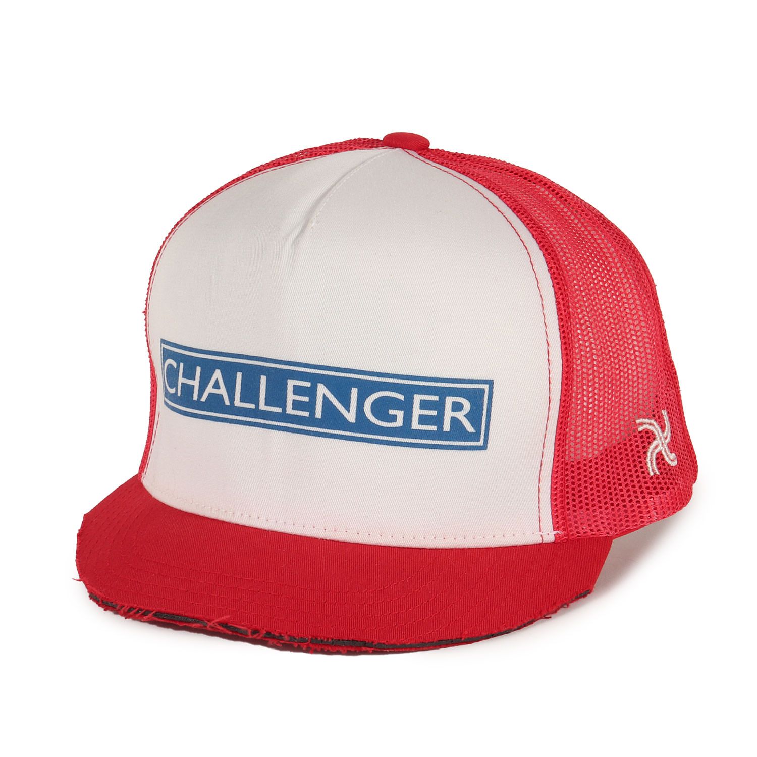 CHALLENGER チャレンジャー キャップ レッド | BOXロゴ バイザーカット