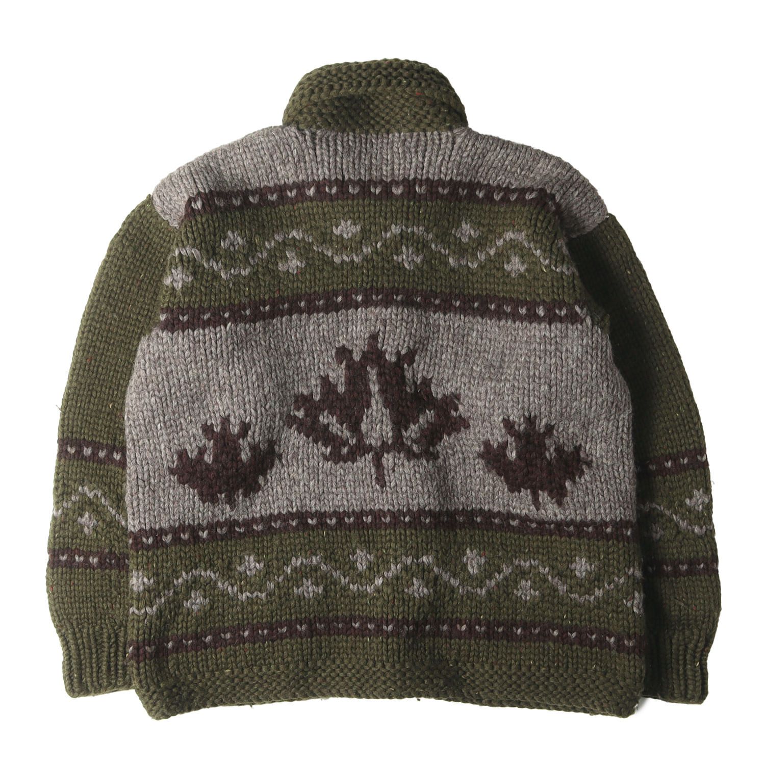 美品】THUNDERBIRD サンダーバード カウチン カーキ サイズ:XL相当