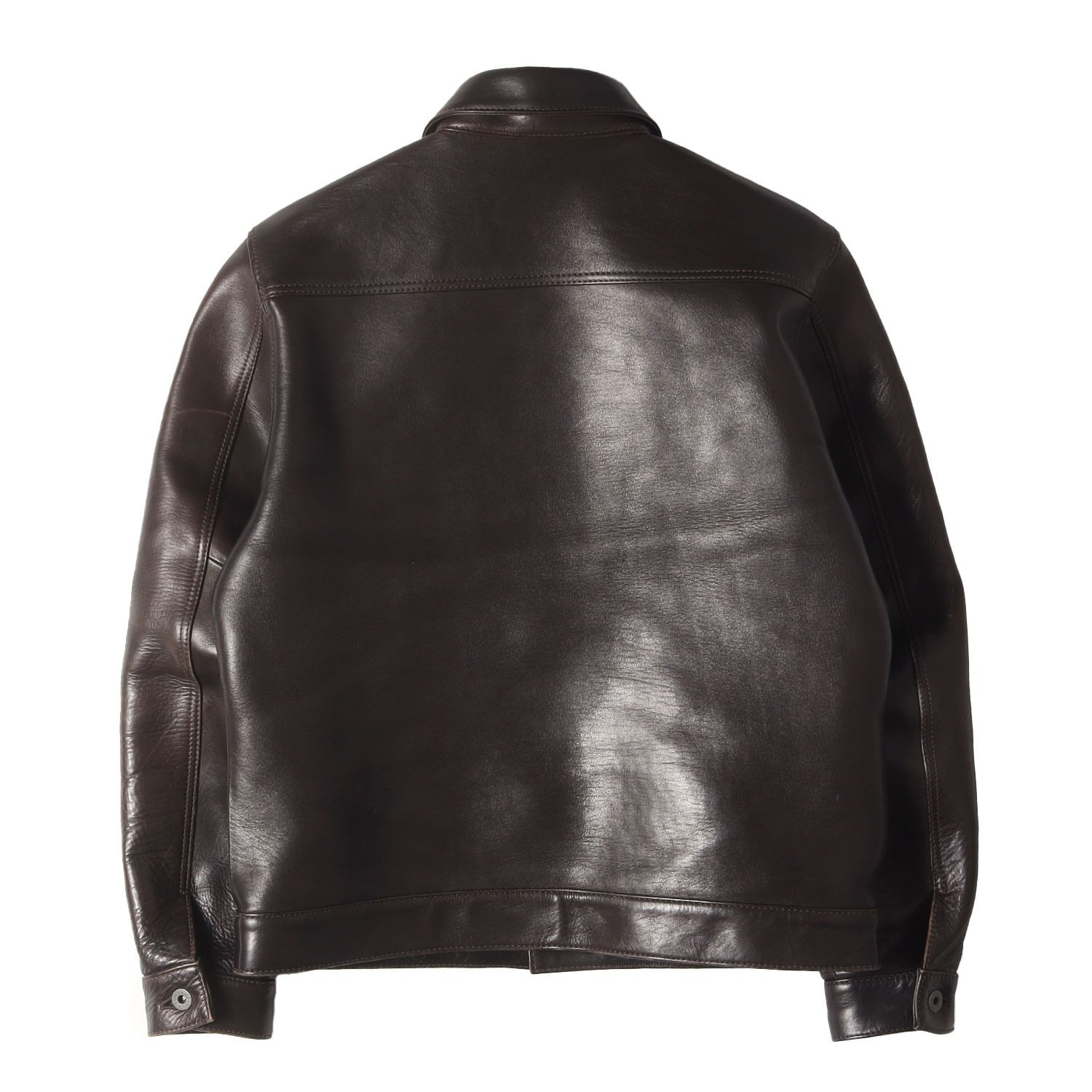 Y2 LEATHER ワイツーレザー ジャケット ダークブラウン サイズ:40(L