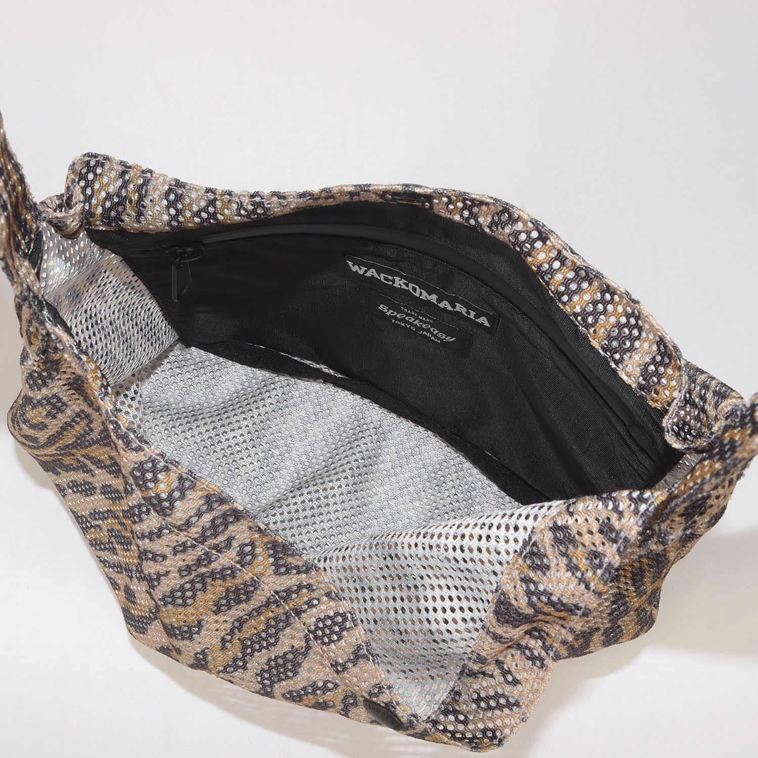 美品】WACKO MARIA ワコマリア バッグ | 25SS SPEAK EASY レオパード柄 