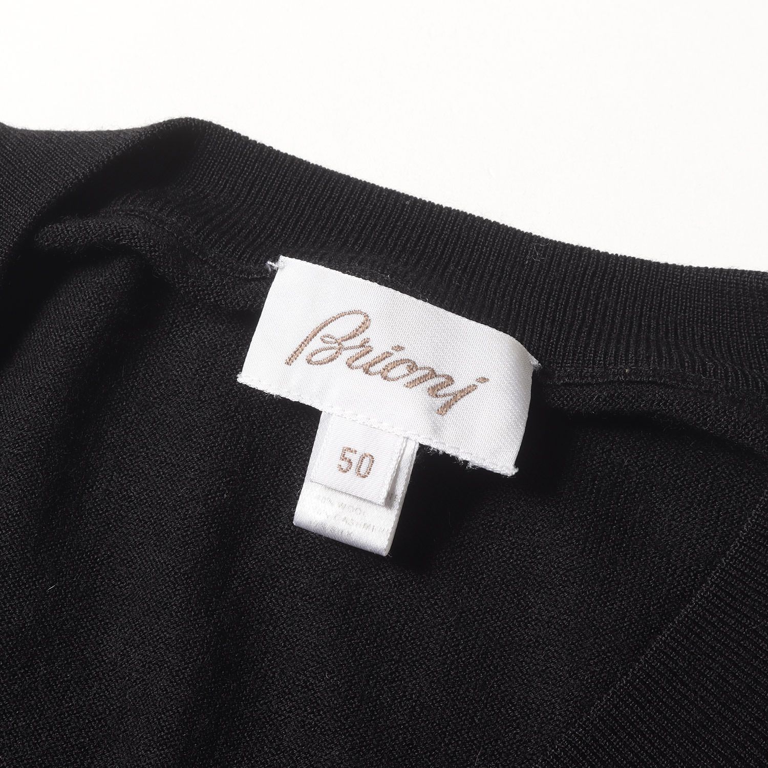Brioni ブリオーニ ニット ブラック 黒 サイズ:50 | ウール/カシミヤ