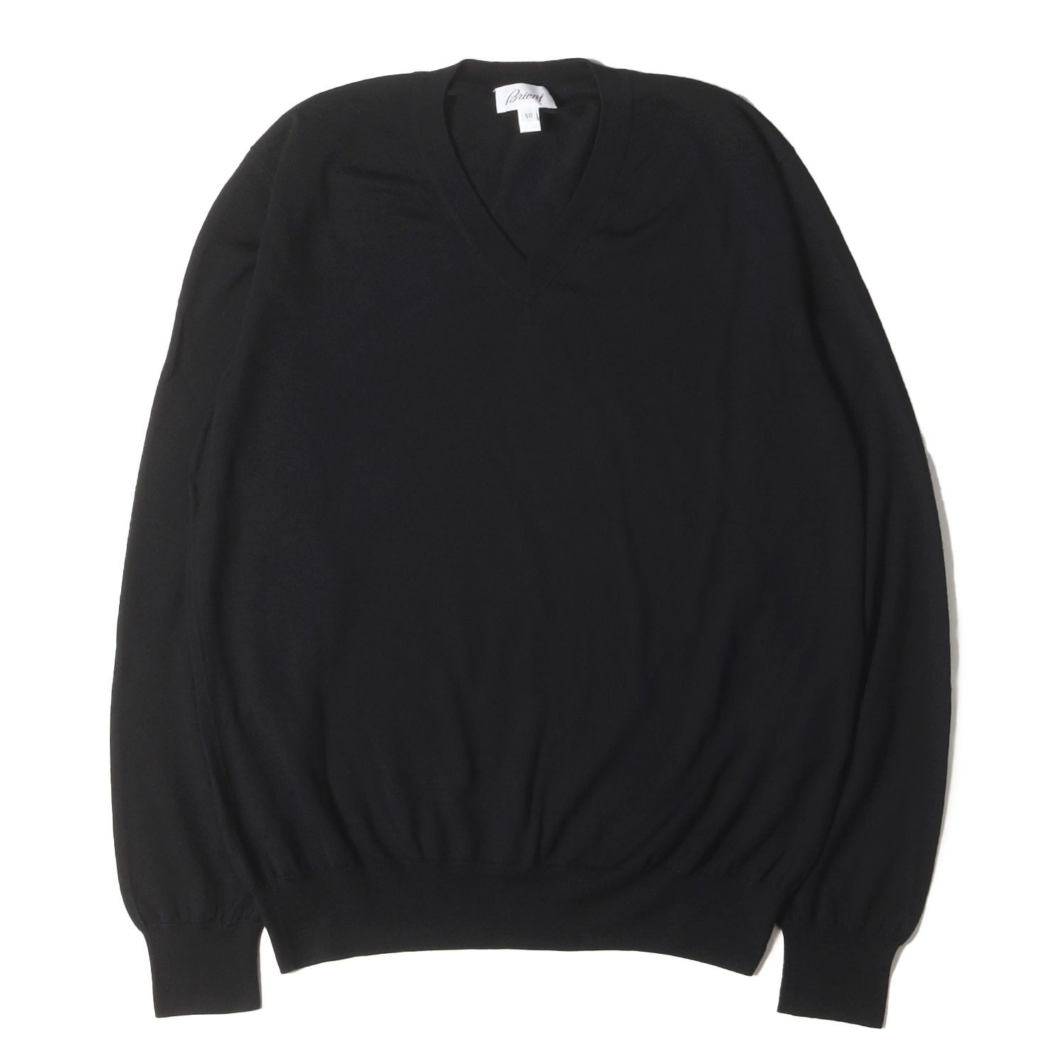 ブリオーニ Brioni グレー カシミヤ セーター M 定価24万 ブリオーニ