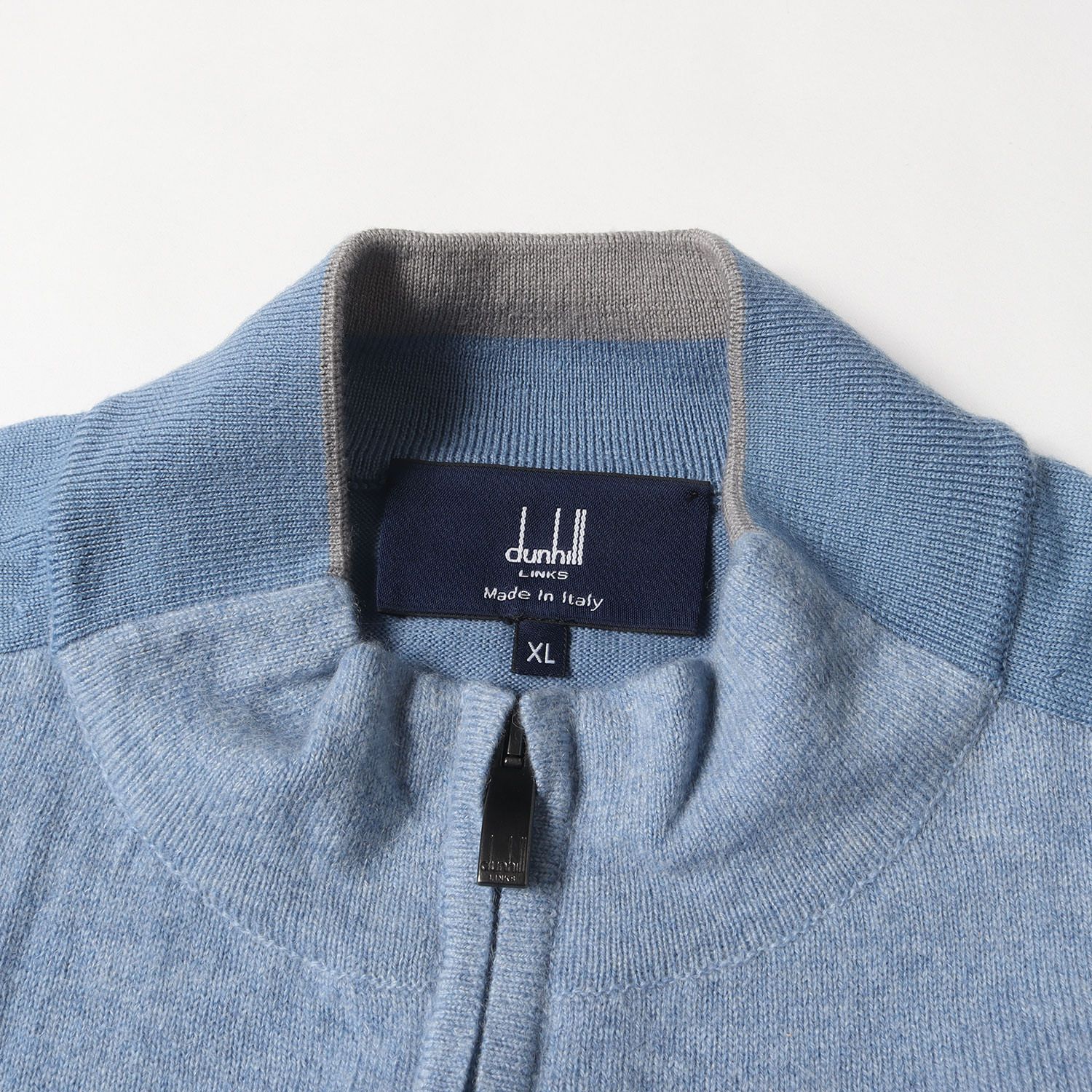 極美品✨XL相当 ダンヒル ドライバーズニット カシミヤ100% ブルー系 極美品✨XL相当 ダンヒル ドライバーズニット カシミヤ100% ブ