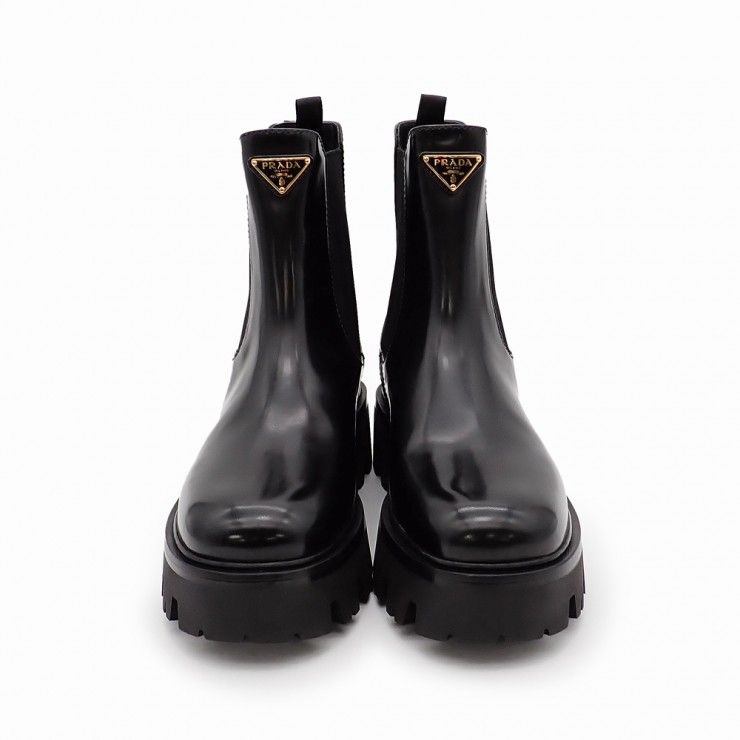 未使用品 PRADA プラダ ショートブーツ 1T186O_055_F0002_F_050 #37