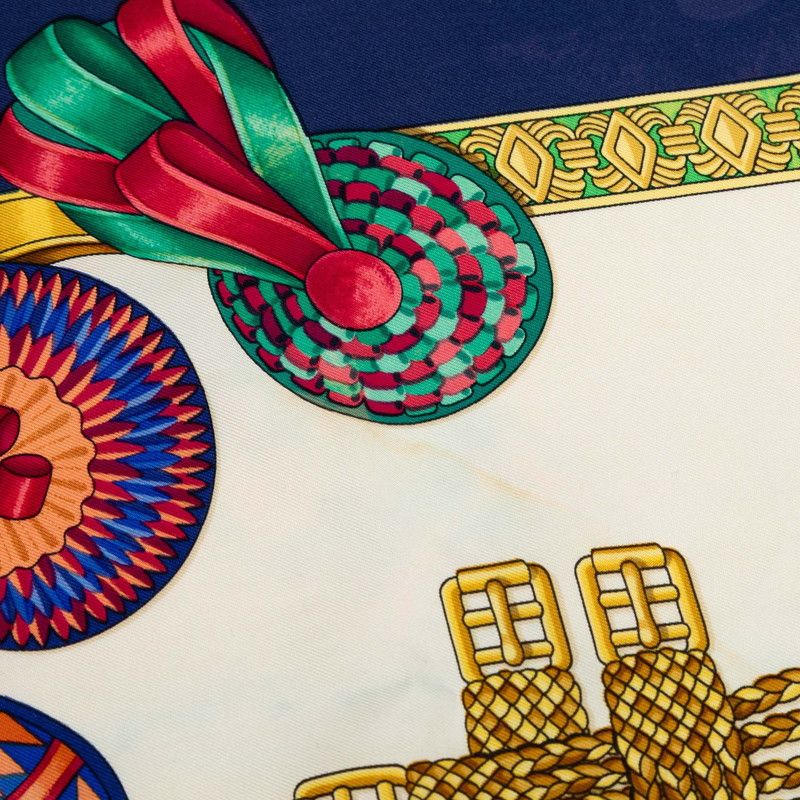 【極美品】HERMES　LES RUBANS DO CHEVAL ～馬のリボン橙 極美品】HERMES LES RUBANS DO CHEVAL ～馬のリボン橙 - メルカリ