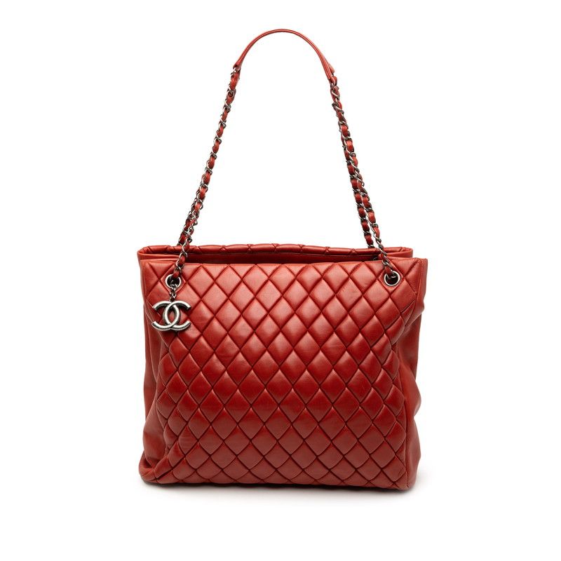 シャネル　マトラッセ コットン　バブルキルトチェーン　ショルダーバッグ　赤 楽天市場】【SD】 CHANEL シャネル バブルキルト チェーンショルダー