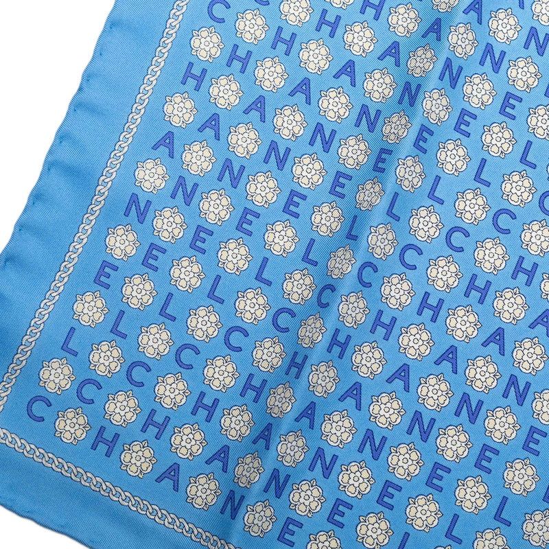 CHANEL シルク スカーフ ホワイト・ブルー CHANEL シルク スカーフ ホワイト・ブルー 楽天市場】シャネル CHANEL