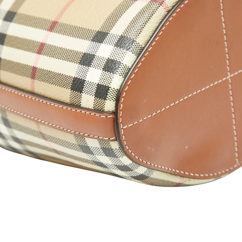 バーバリー ノバチェック TBロゴ ハンドバッグ ショルダーバッグ 2WAY