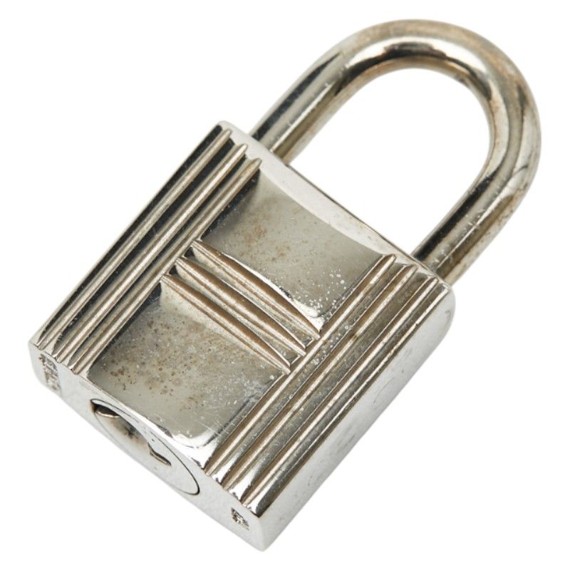 エルメス カデナ 南京錠 キー セット シルバー メタル レディース