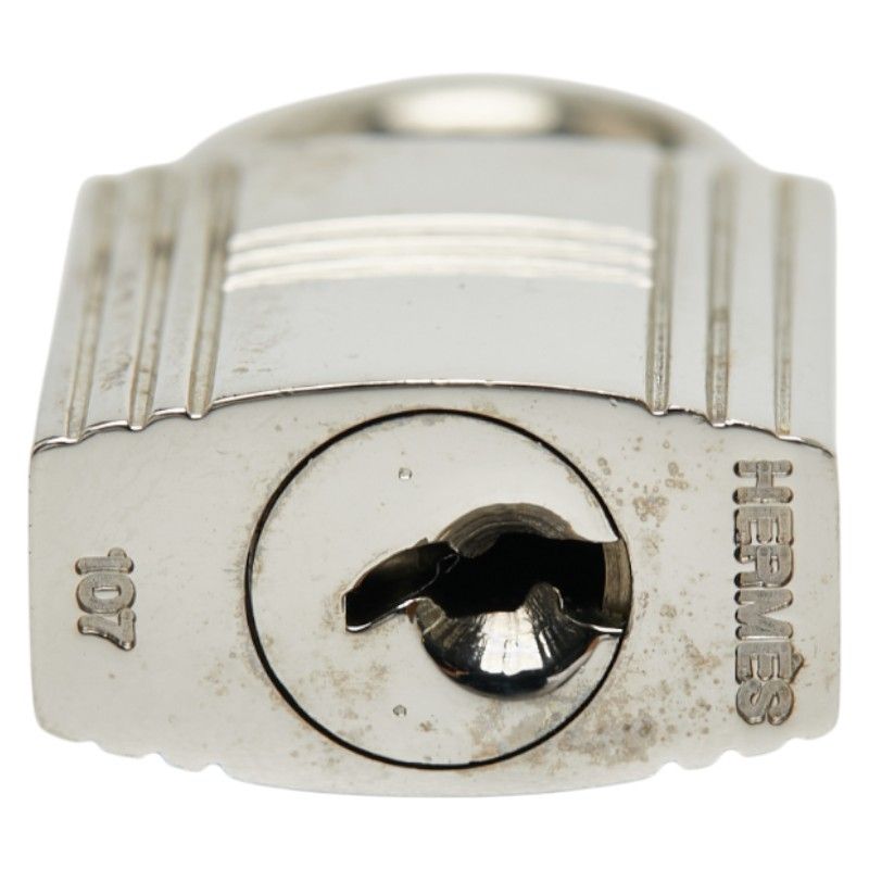 エルメス カデナ 南京錠 キー セット シルバー メタル レディース