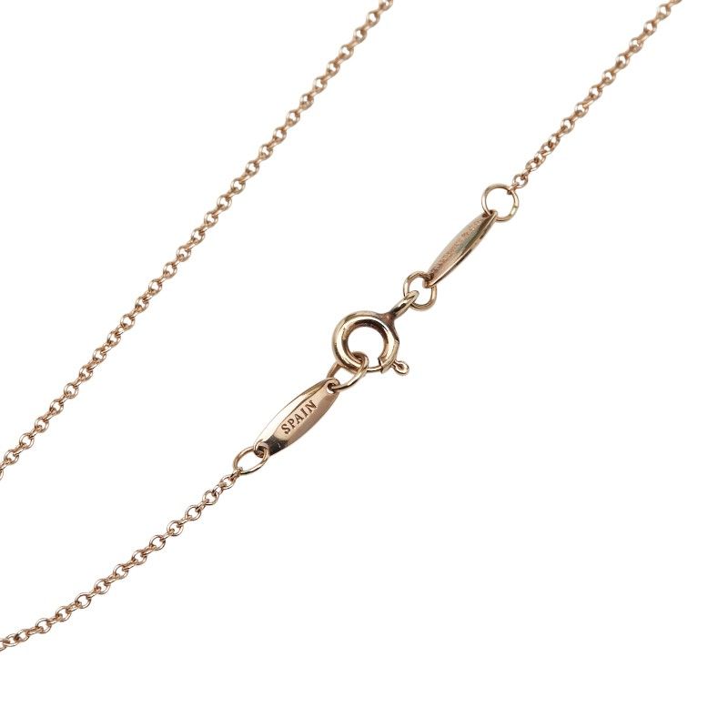 ティファニー オープンハート 3Pダイヤ K18PG ピンクゴールド