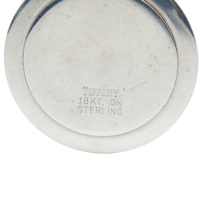 ティファニー T&C コイン K18YG イエローゴールド SV925 シルバー