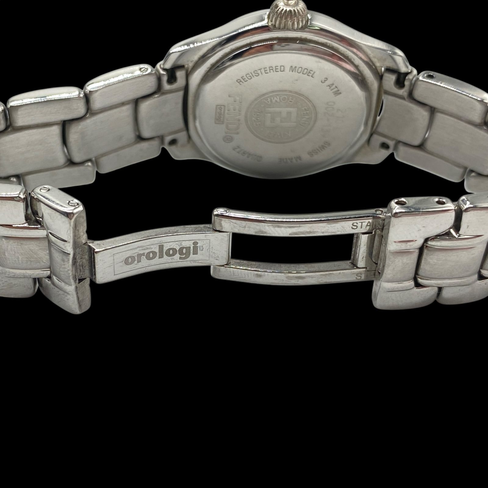 新品電池 稼働品 FENDI フェンディ 腕時計 QZ クォーツ 210L デイト 3