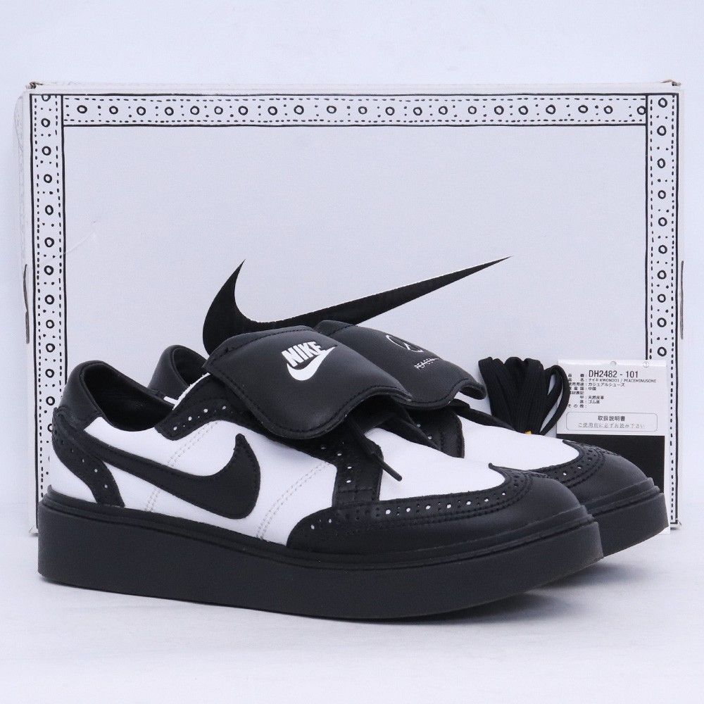 25cm NIKE × PEACEMINUSONE Kwondo 1 Black and White G-DRAGON DH2482