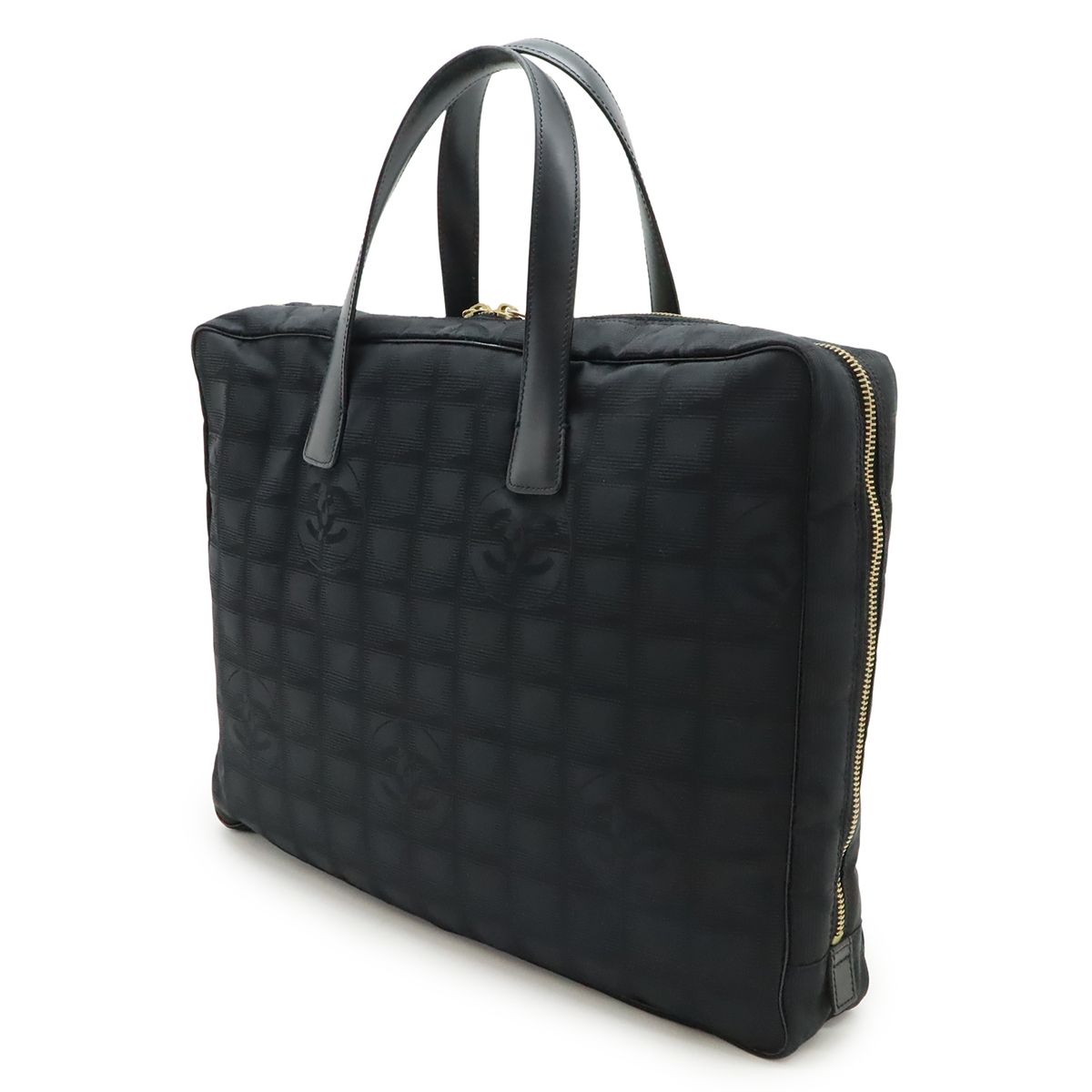 CHANEL シャネル A15974 メンズ レディース ブリーフケース ニュートラベルライン ビジネスバッグ ナイロンジャガード ベージュ ユニセックス　メンズ　ハンドバッグ　軽量　トートバッグ CHANEL シャネル ニュートラベルライン ビジネスバッグ ブリーフケース