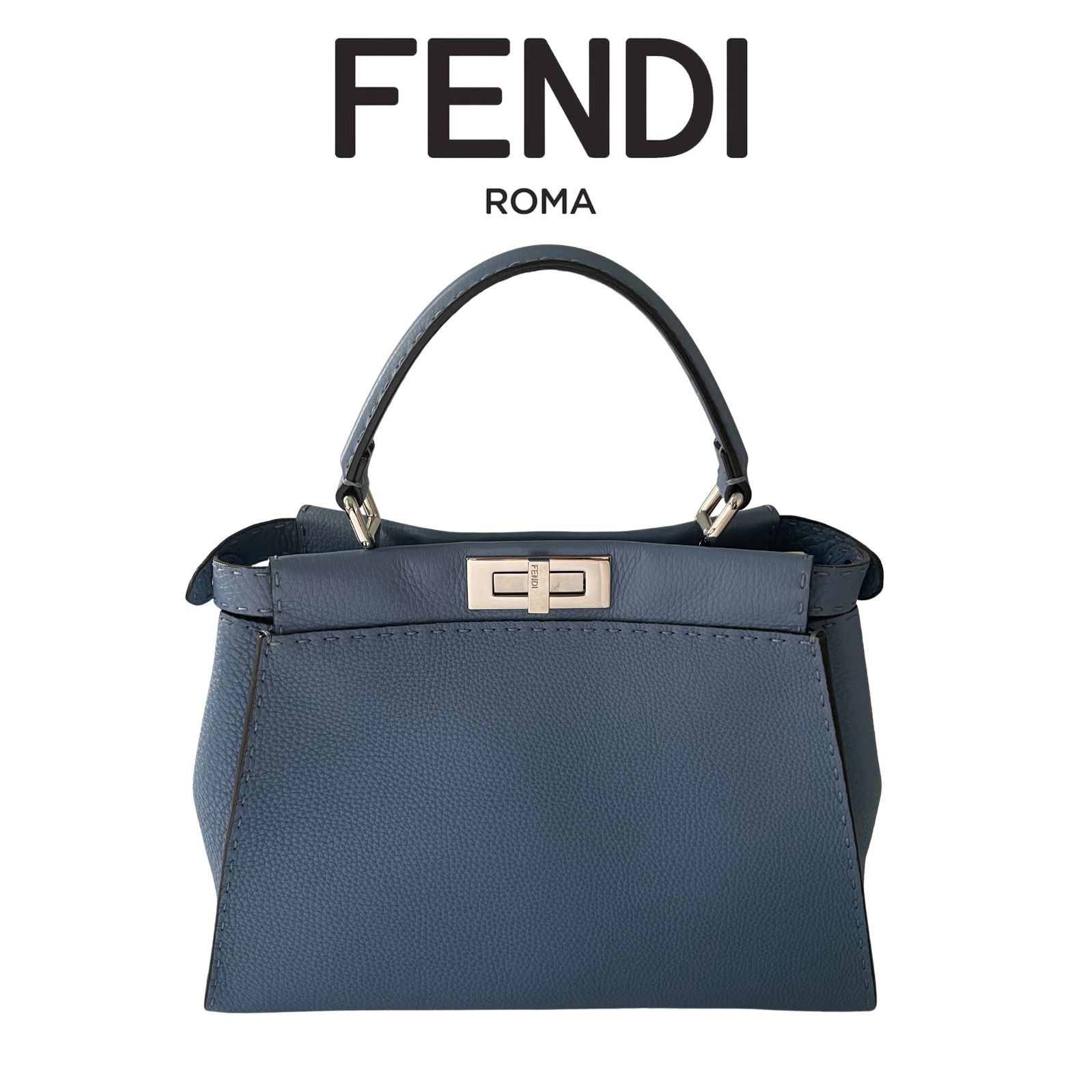 極美品】FENDI フェンディ ピーカブー ミディアム セレリア レディース