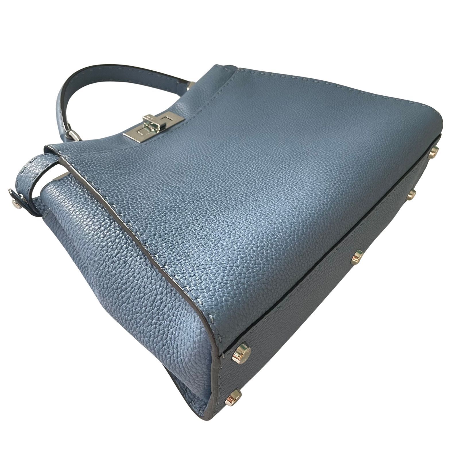 極美品 FENDI セレリア ピーカブー ミディアム 2way ハンドバッグ 極美品】FENDI フェンディ ピーカブー ミディアム セレリア レディース