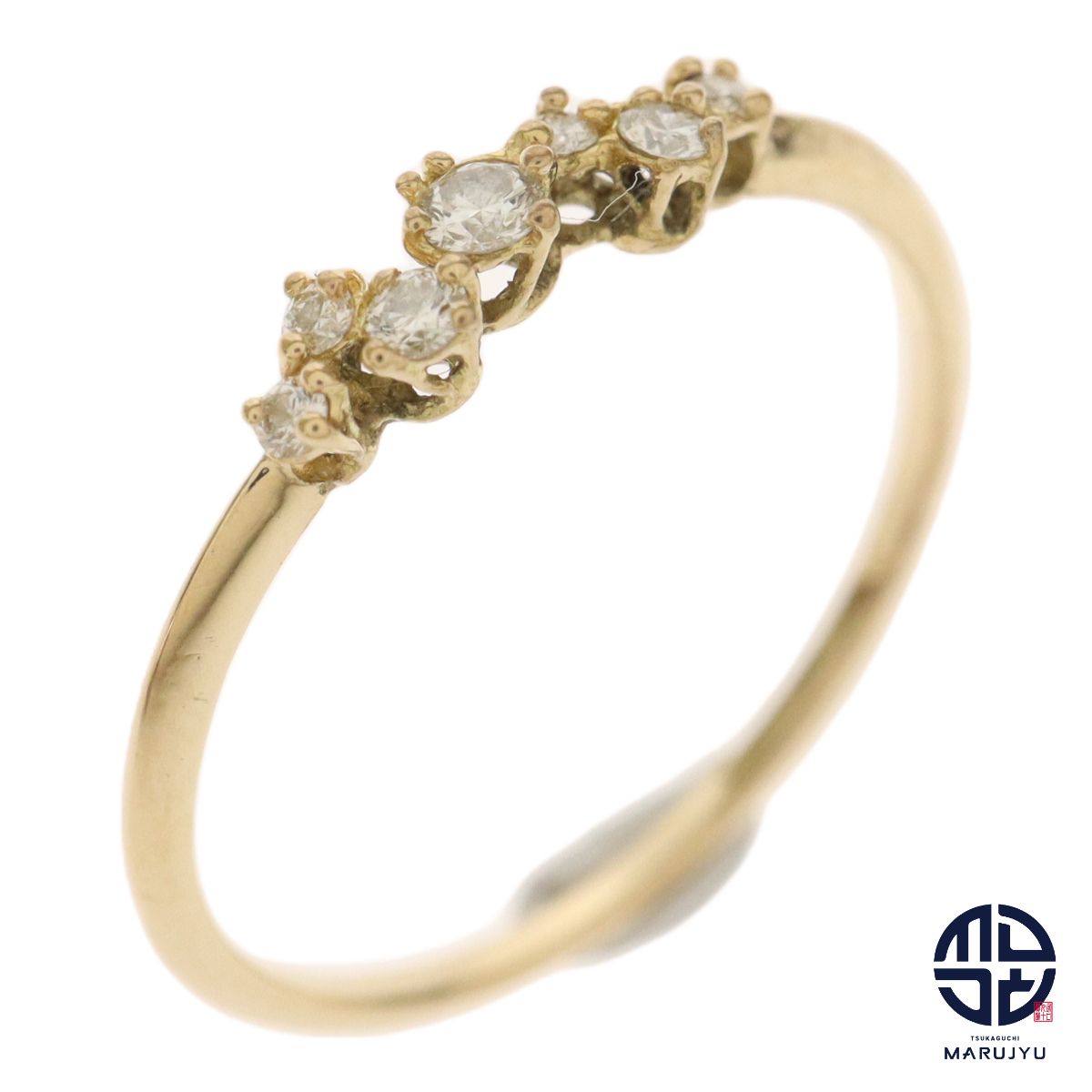 AHKAH アーカー K18YG 18金イエローゴールド BB ビービー リング