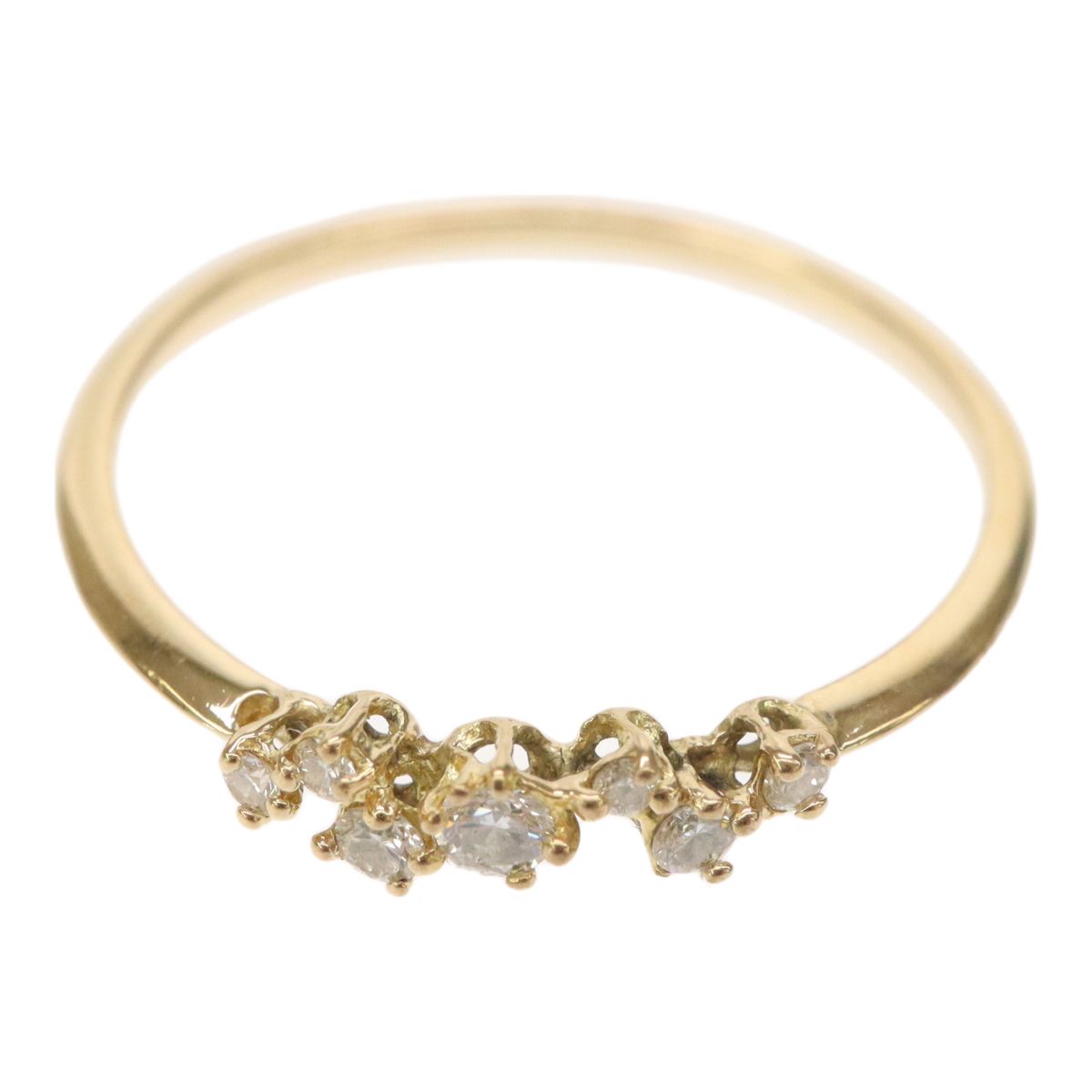 アーカー K18 BBリング ダイヤ AHKAH アーカー BBリング K18YG ダイヤモンド ビービー レディース