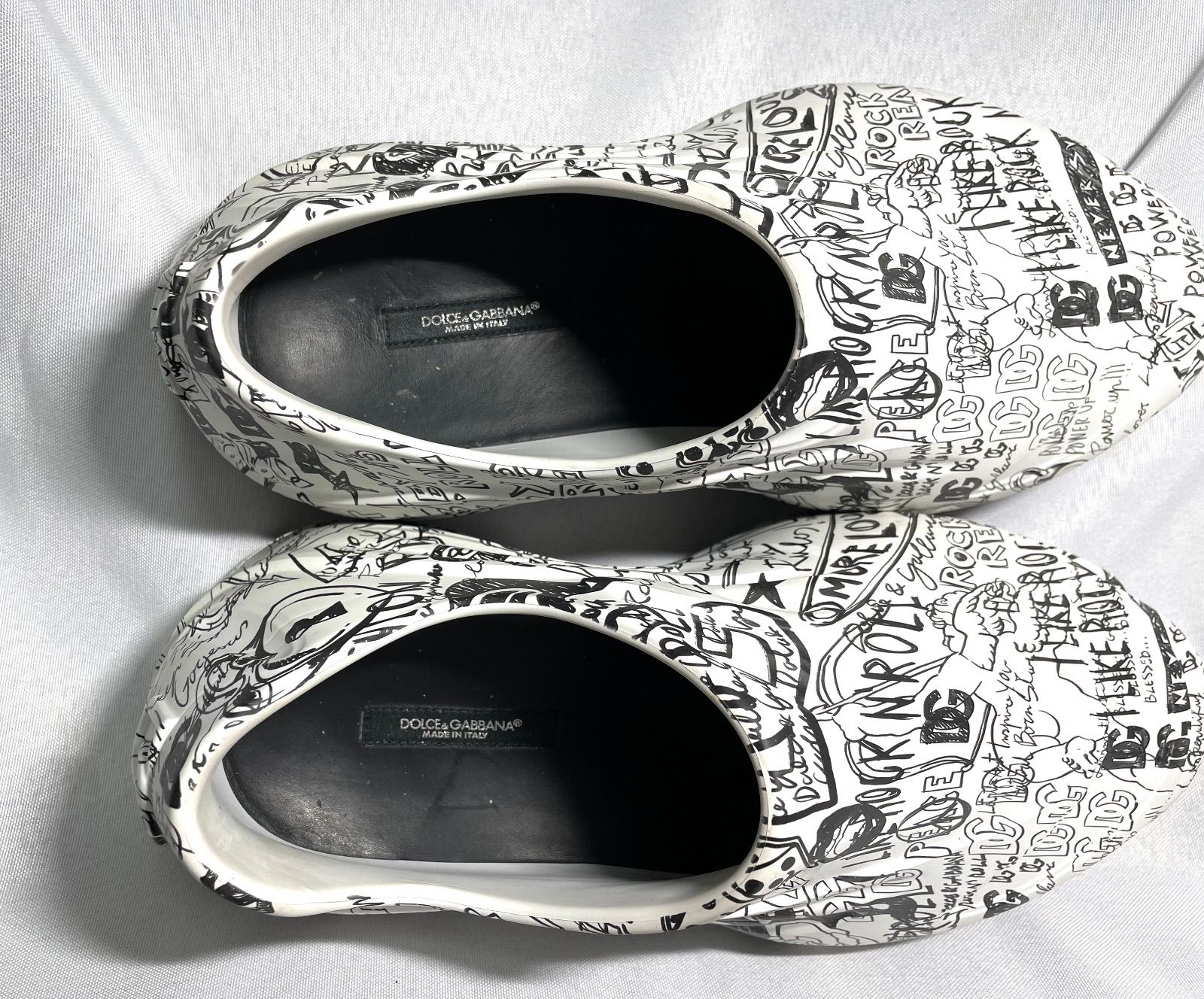 DOLCE&GABBANAドルチェ&ガッバーナ グラフィティプリント スリッポン