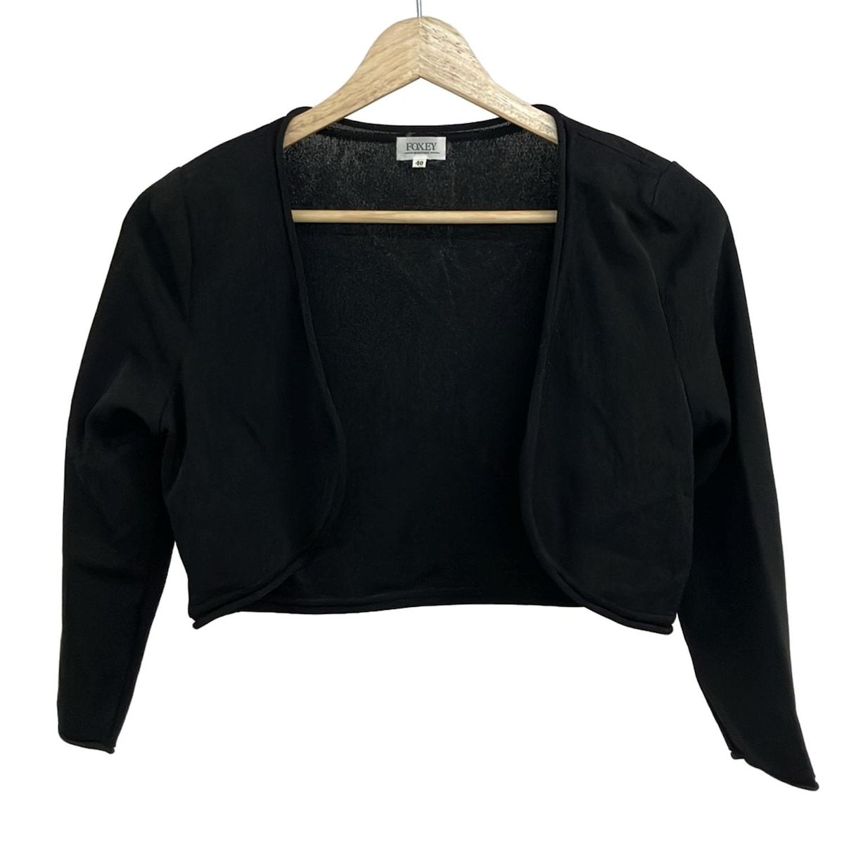 FOXEY(フォクシー) ボレロ サイズ40 M レディース美品 - 20259 黒 七分