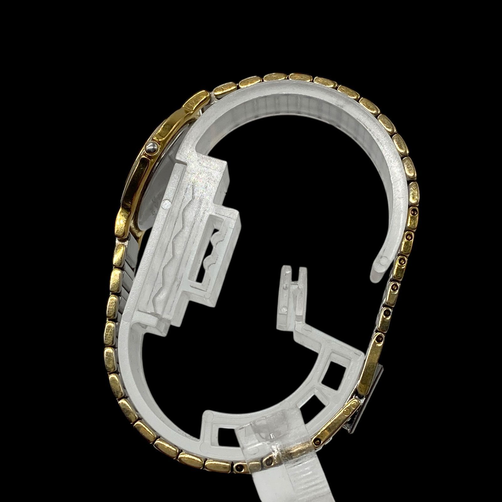 新品電池 稼働品 Yves Saint Laurent イヴサンローラン コンビ 腕時計