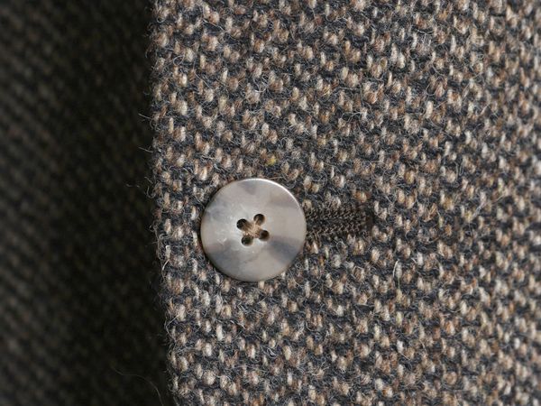 ランズエンド 90s ハリスツイード テーラードジャケット 41 USA製 ランズエンド 90s ハリスツイード テーラードジャケット 41 USA製