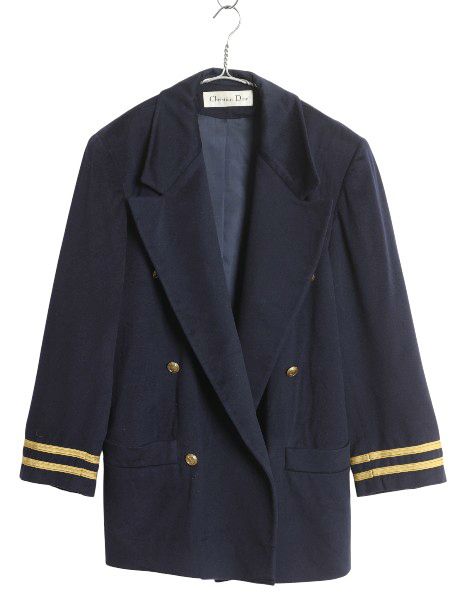 80s USA製 クリスチャン ディオール ダブルブレスト テーラード