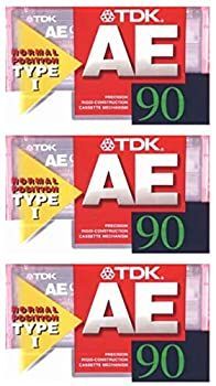 TDK カセットテープ AE 90分 3本セット AE-90x3F 【公式通販】