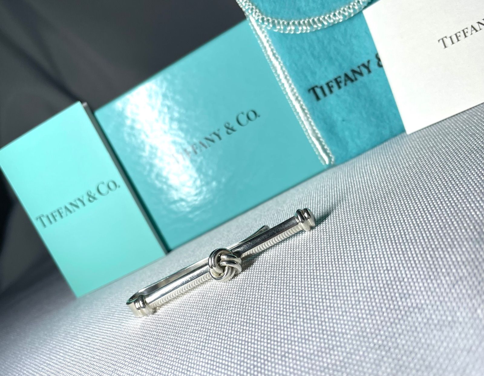 ティファニー　ツイスト　ネクタイピン　STERLING シルバー　ヴィンテージ Tiffany ティファニー スターリングシルバー SV925 ツイストノット