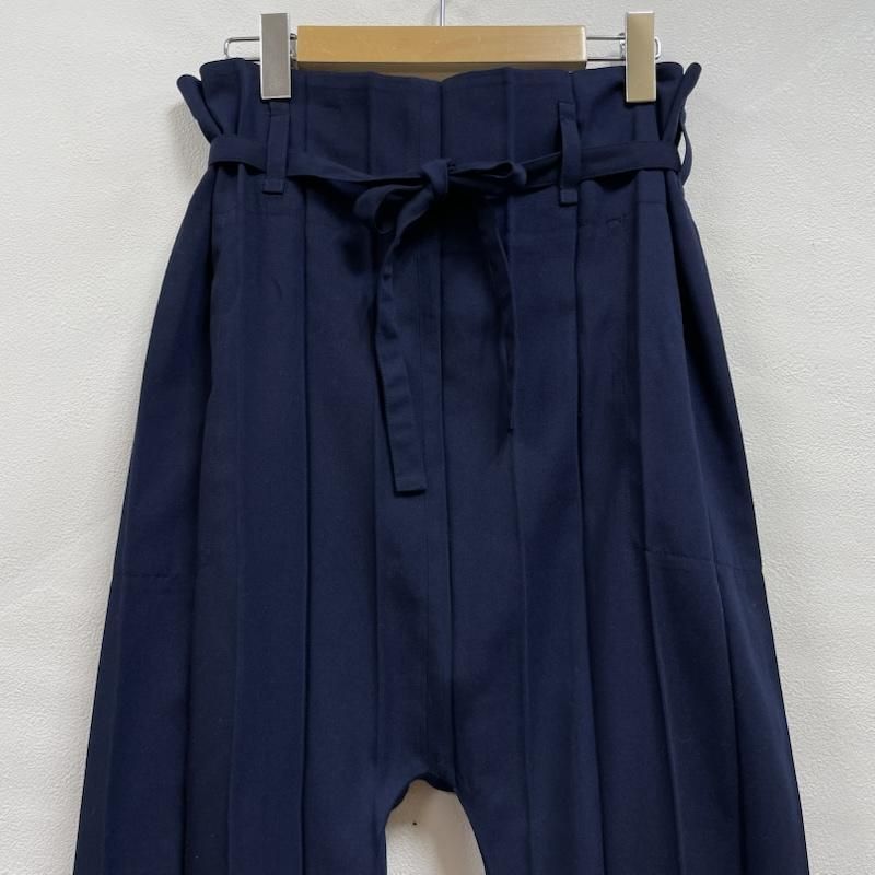 イッセイミヤケ プリーツ サルエル パンツ M164FF301 ウエスト リボン