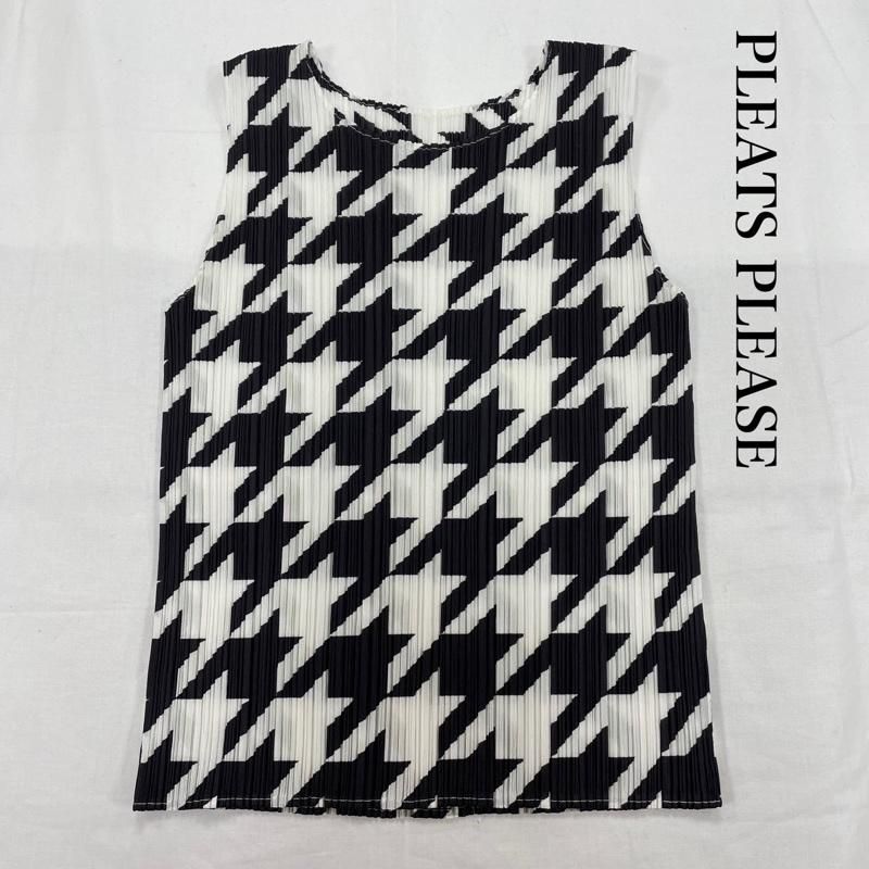 プリーツプリーズ ISSEY MIYAKE イッセイミヤケ プリーツ 千鳥格子