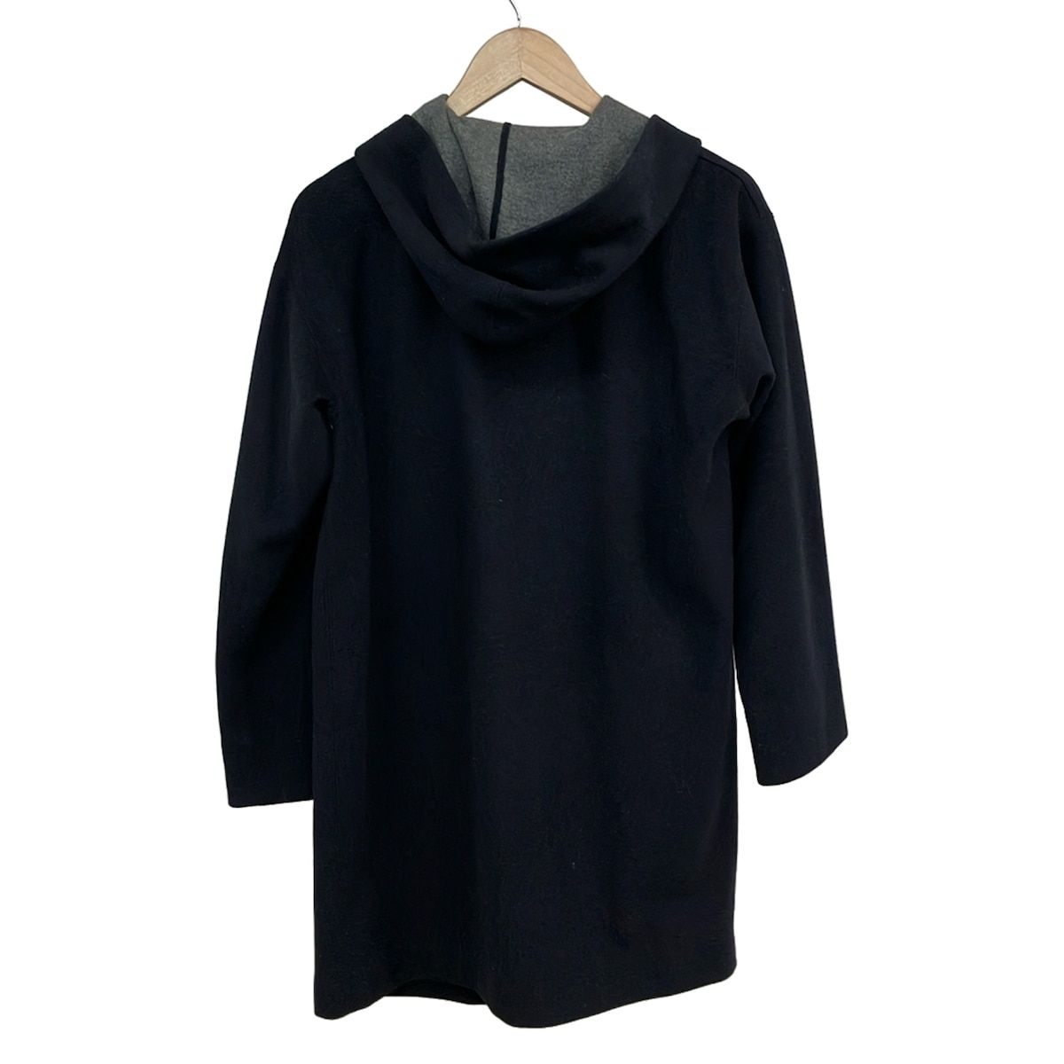 【美品】BLUE LABEL CRESTBRIDGE ネイビー38 ウールコート ブルーレーベルクレストブリッジ BLUE LABEL CRESTBRIDGE ウエスト