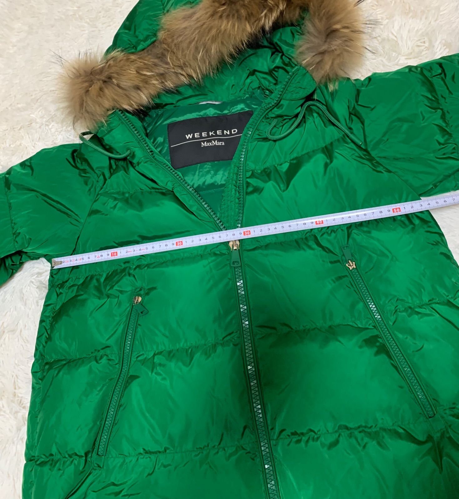 WEEKEND MAX MARA EXTRA HEAVY PADDING ダウンジャケット ファー付き 