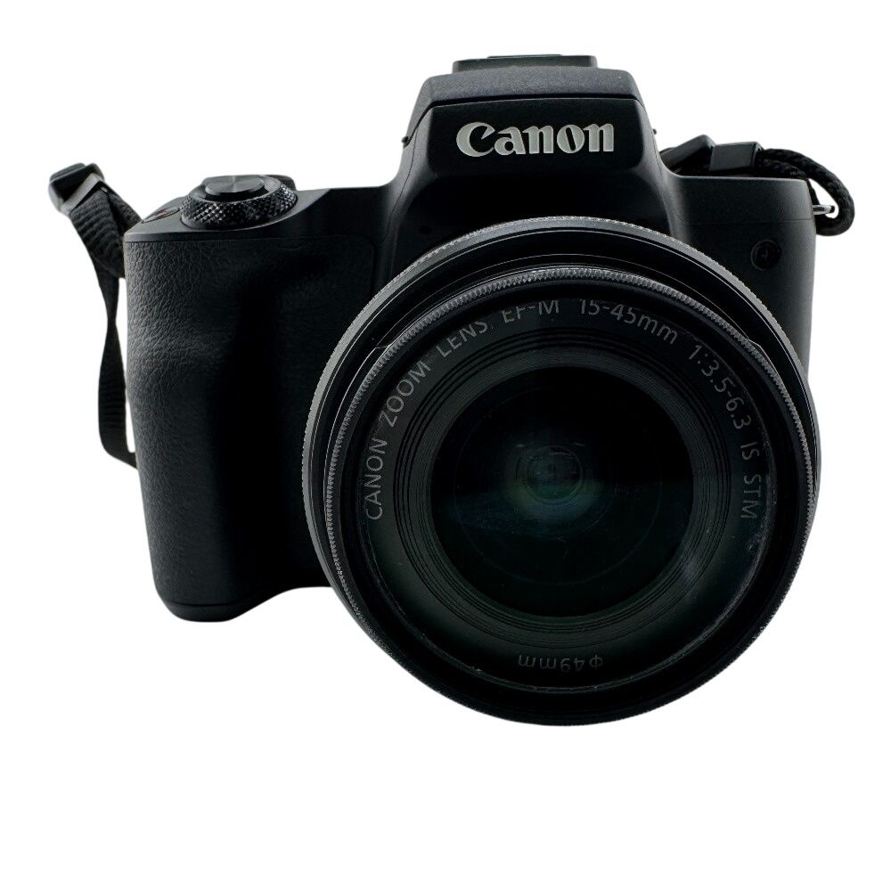 canon キャノン 15-45mm 1:3.5-6.3 EOS M50 カメラ ブラック ユニ 