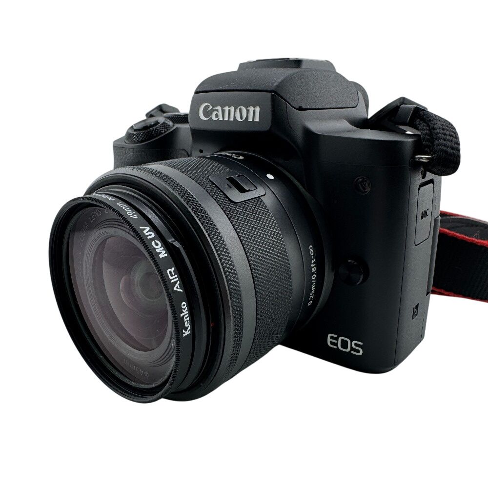 canon キャノン 15-45mm 1:3.5-6.3 EOS M50 カメラ ブラック ユニ 