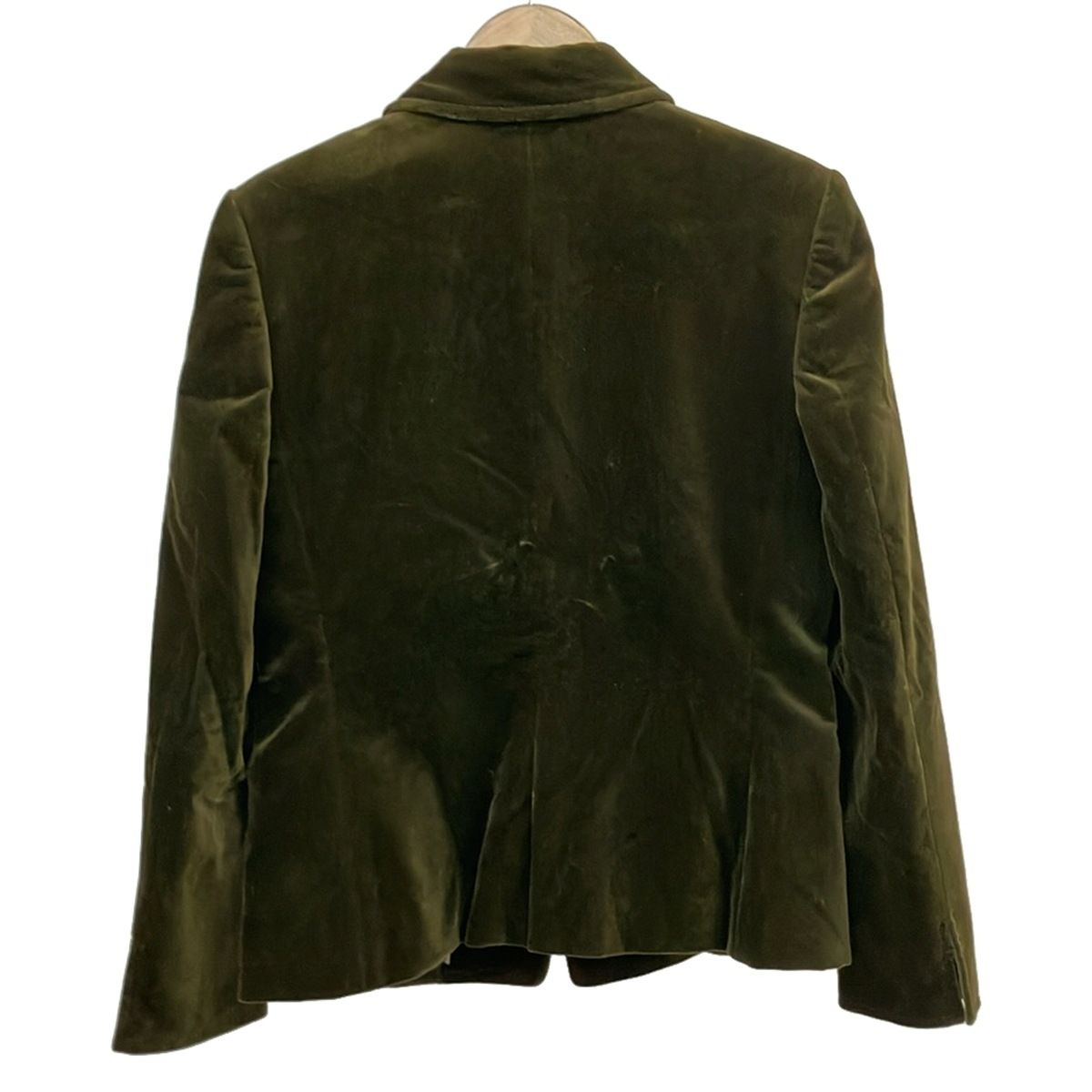 DAKS ベロア ジャケット DAKS(ダックス) ジャケット サイズ40 L レディース美品 - カーキ 長袖