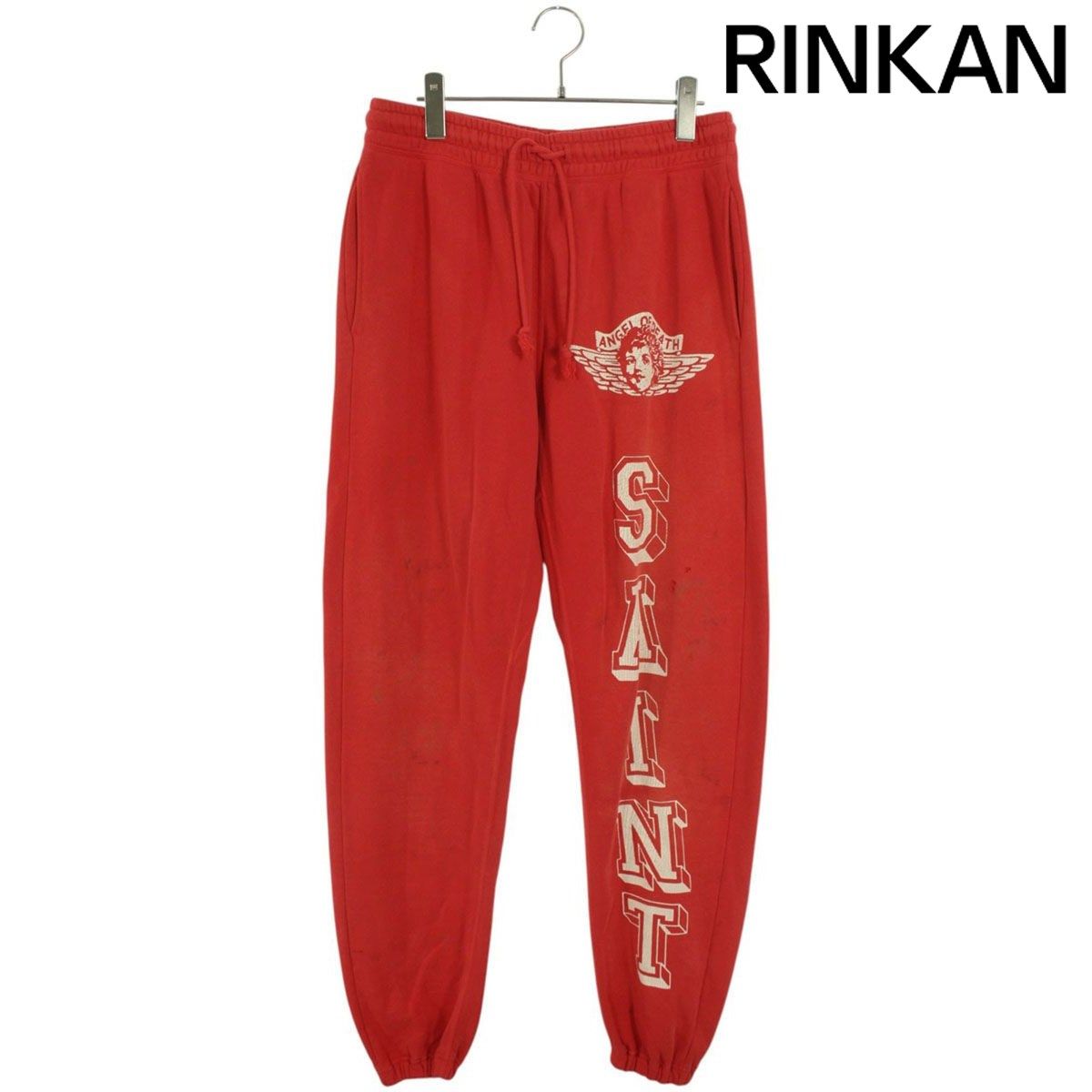 セントマイケル 22SS SM-S22-0000-052 ユーズド加工エンジェルプリント