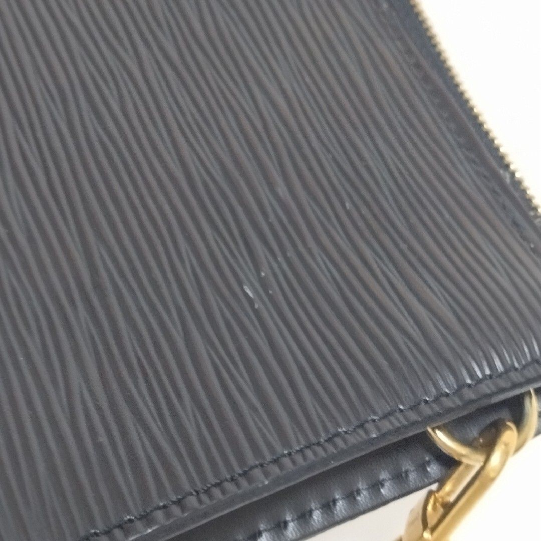極美品】ルイヴィトン ポシェットアクセソワール エピ ノワール - メルカリ
