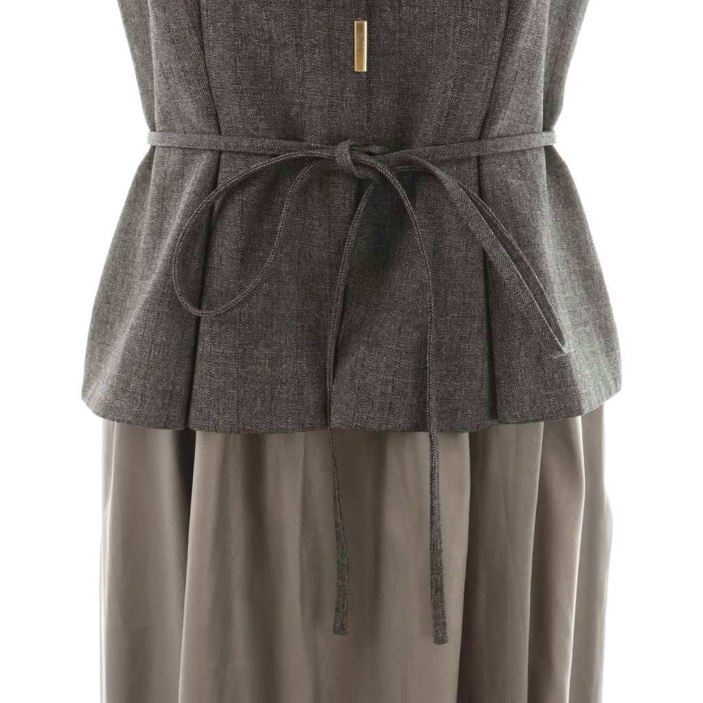 ジャスグリッティー JUSGLITTY 25AW ドッキングジャンスカワンピース