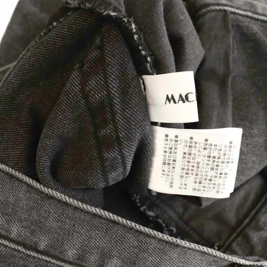 マチャット MACHATT ウエストタックデニム ジーンズ ワイド 36