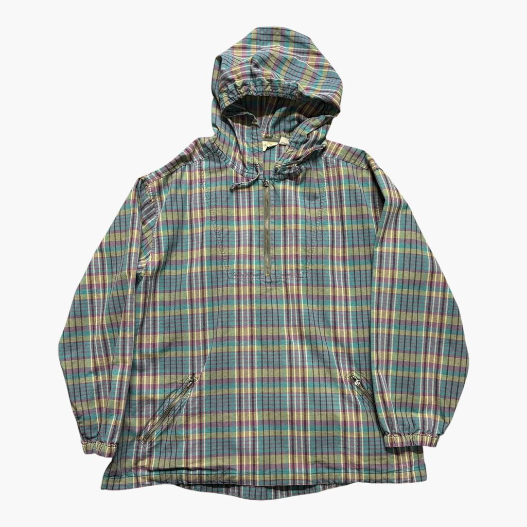 90's EddieBauer コットンアノラック　アノラックパーカー　エディバ 90s~ Eddie Bauer ハーフジップ コットン アノラックパーカー | hanome。