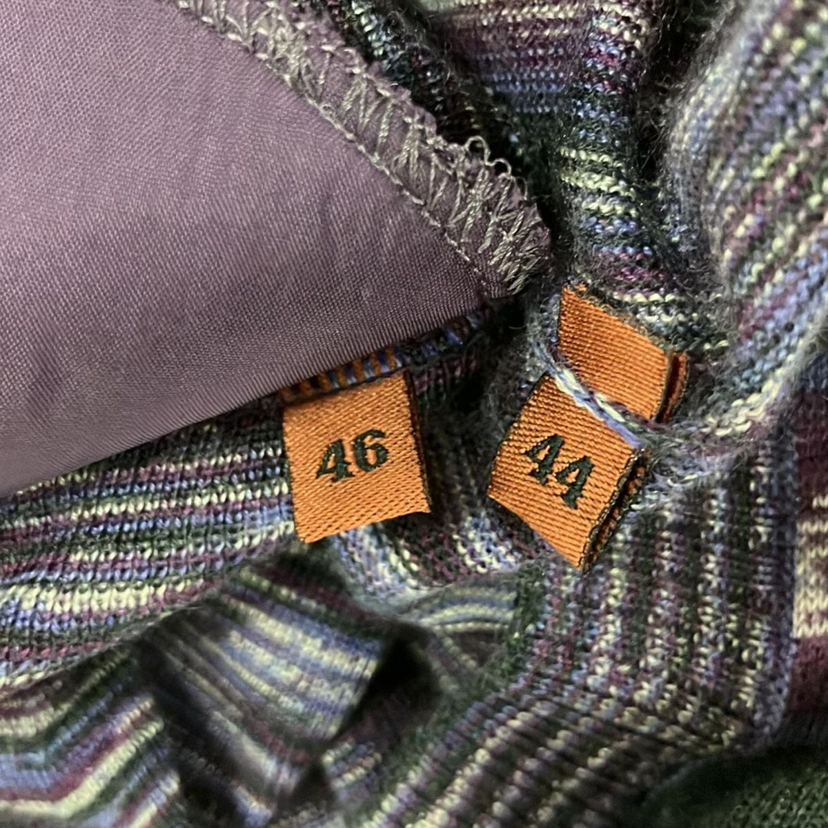 MISSONI(ミッソーニ) アンサンブル レディース美品 - パープル×グレー