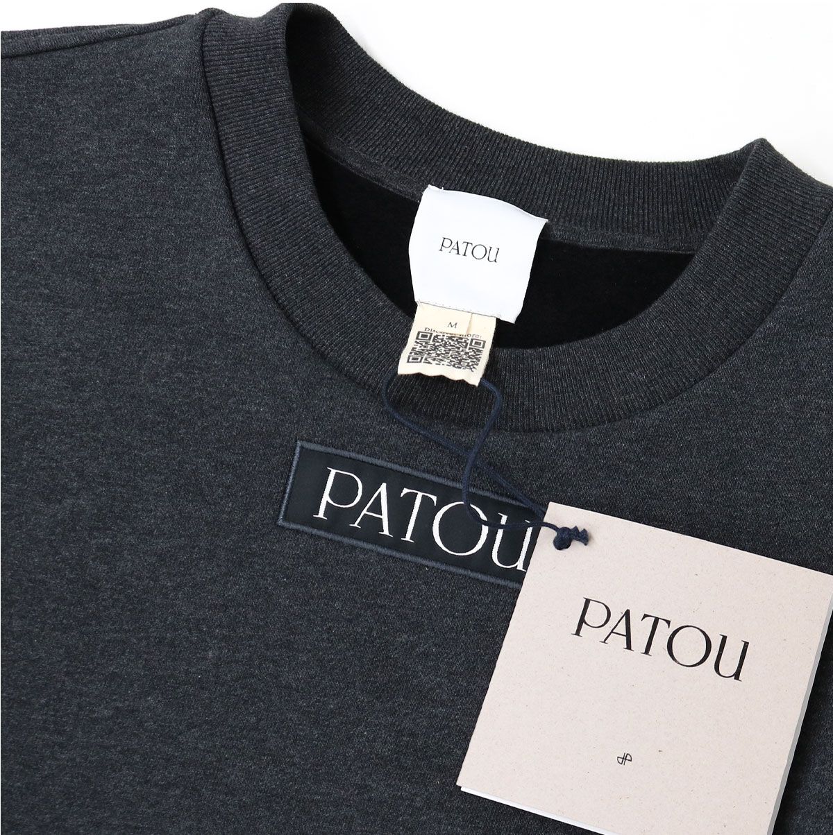 □PATOU パトゥ ロゴスウェット JE2009995 PATOU LABEL SWEATSHIRT