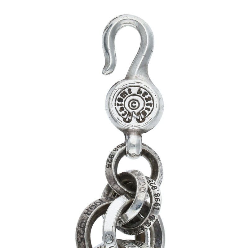 クロムハーツ 2 DOUBLE B RING/ダブルBリング シルバーブレスレット