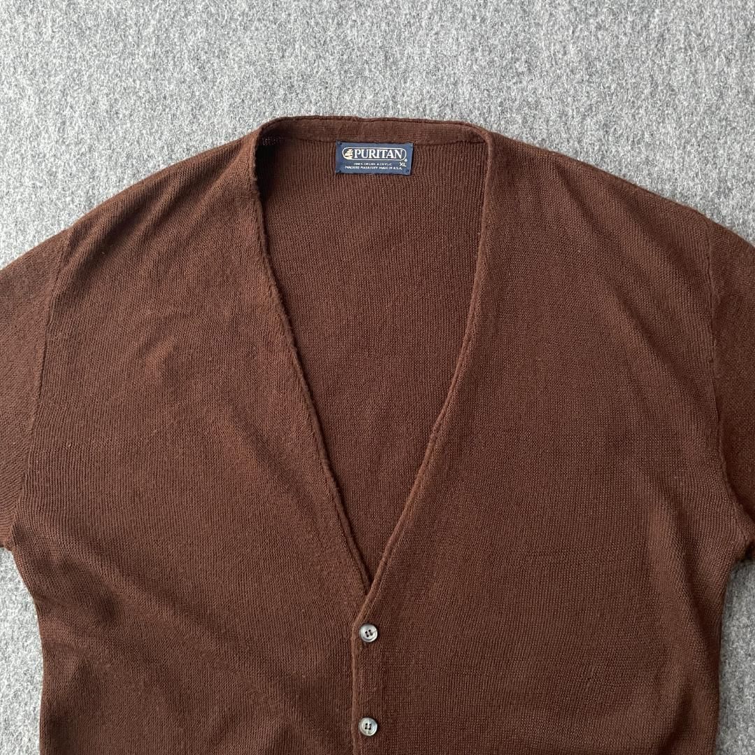 Puritan Gary Playerカーディガンブラウン　50's Puritan Gary Playerカーディガンブラウン50's