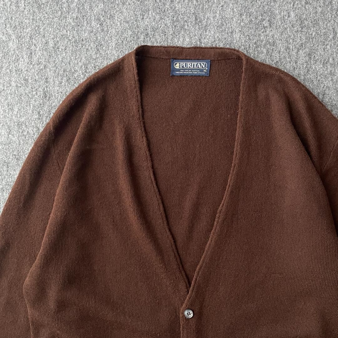 USA製 80s PURITAN アクリルカーディガン ヴィンテージ XL - メルカリ