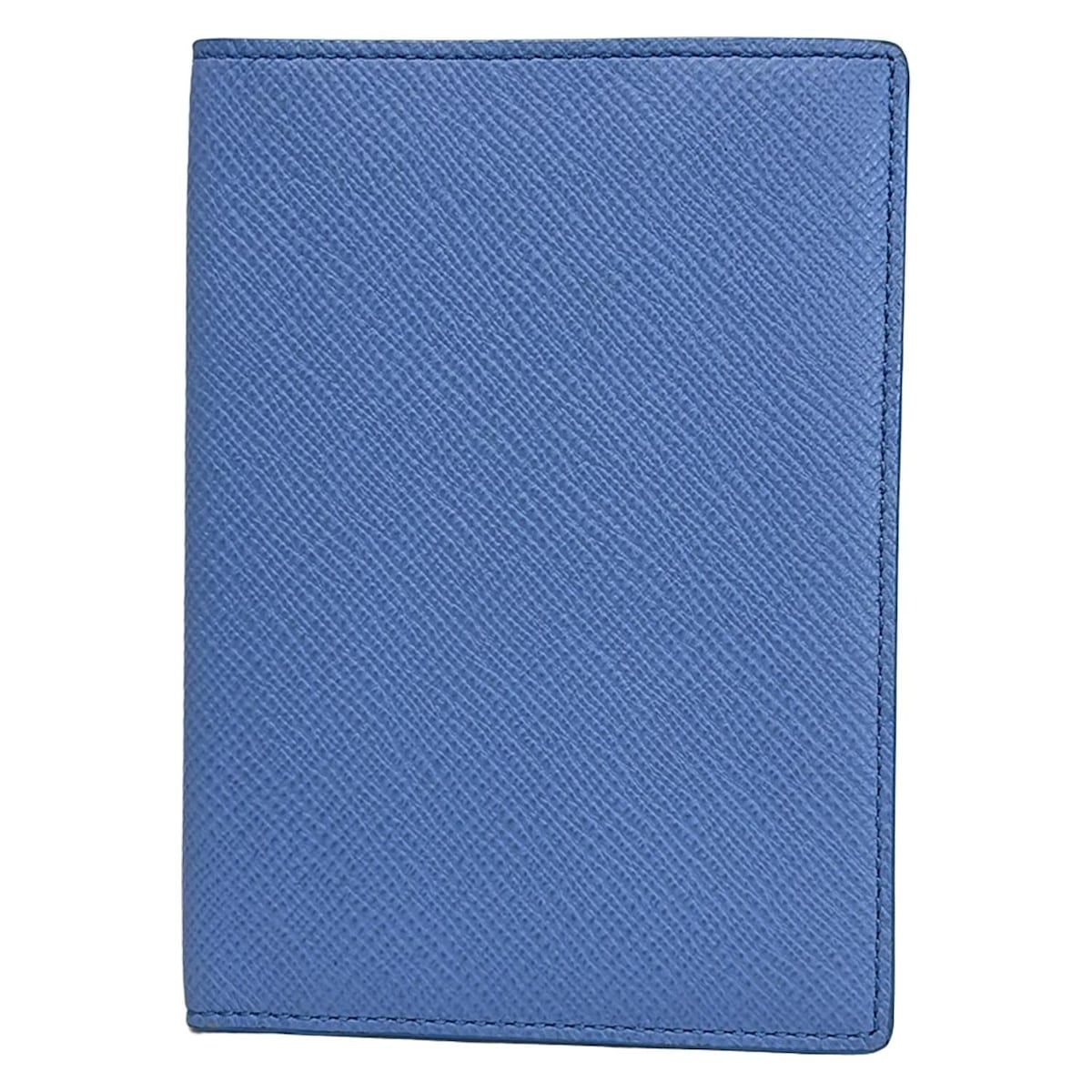SMYTHSON(スマイソン) 小物入れ美品 - ブルーグレー パスポートケース